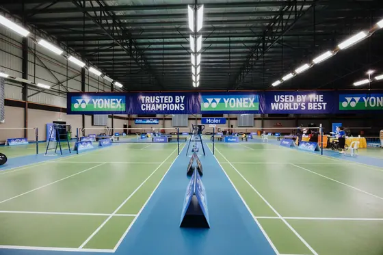 Haier Cup badminton court